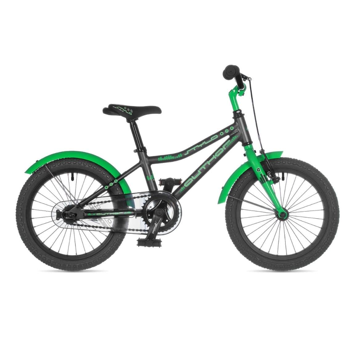 Велосипед Author Stylo 9" серый/зеленый