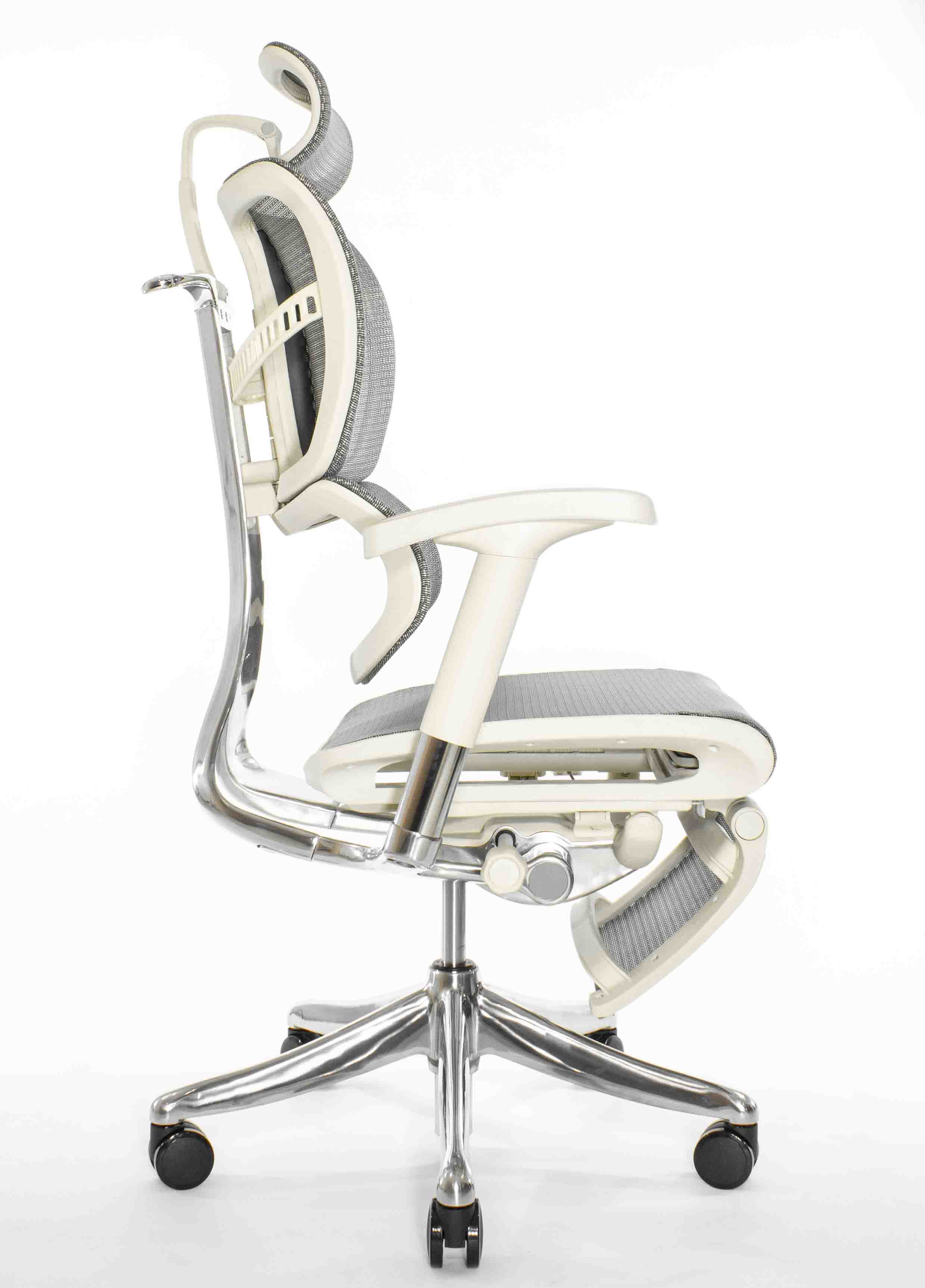 Анатомическое кресло Expert Fly RFYM 01-G (сетка серая / каркас серый с подножкой)