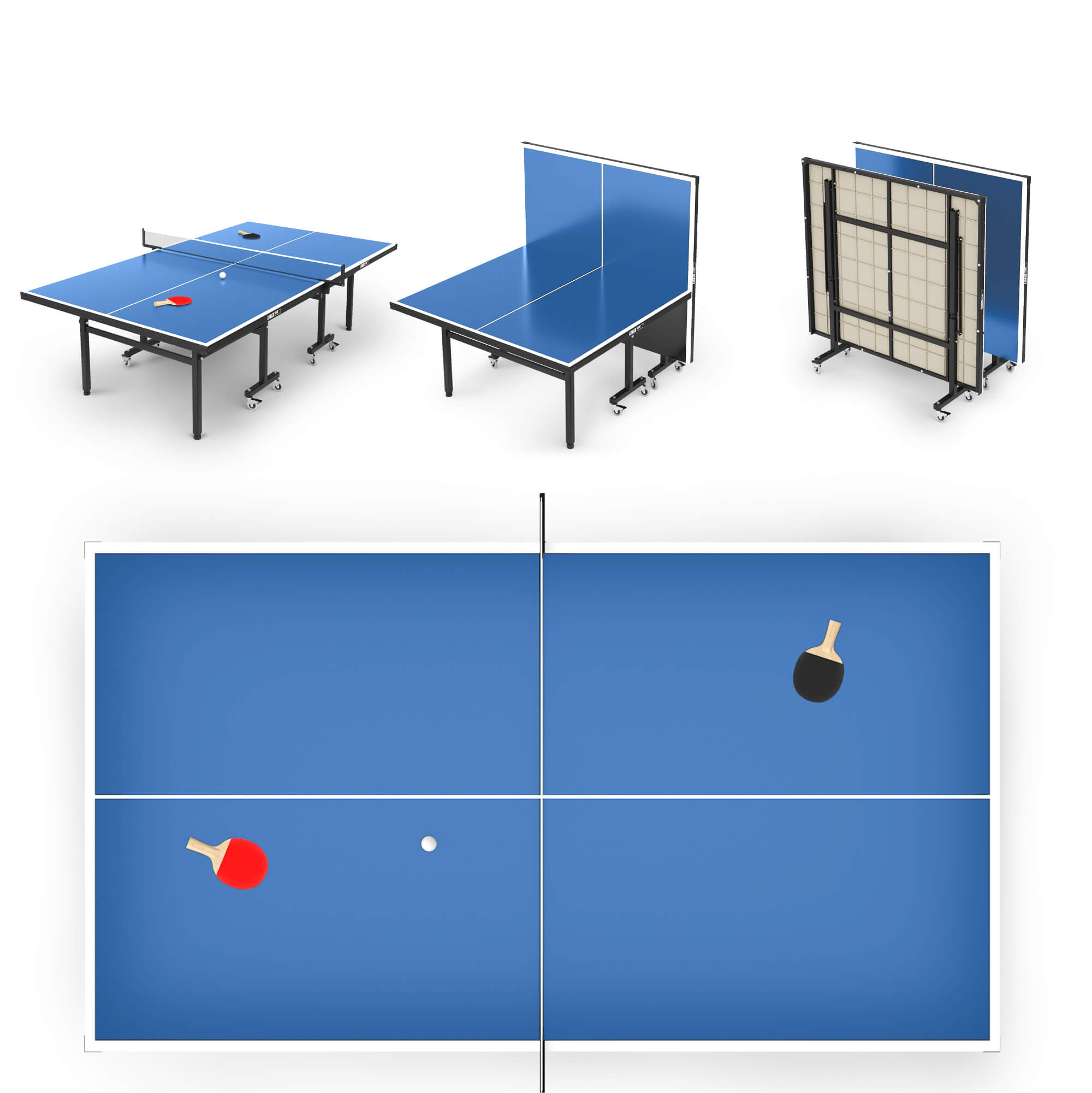 Теннисный стол UNIX line outdoor 14 мм SMC (Blue)