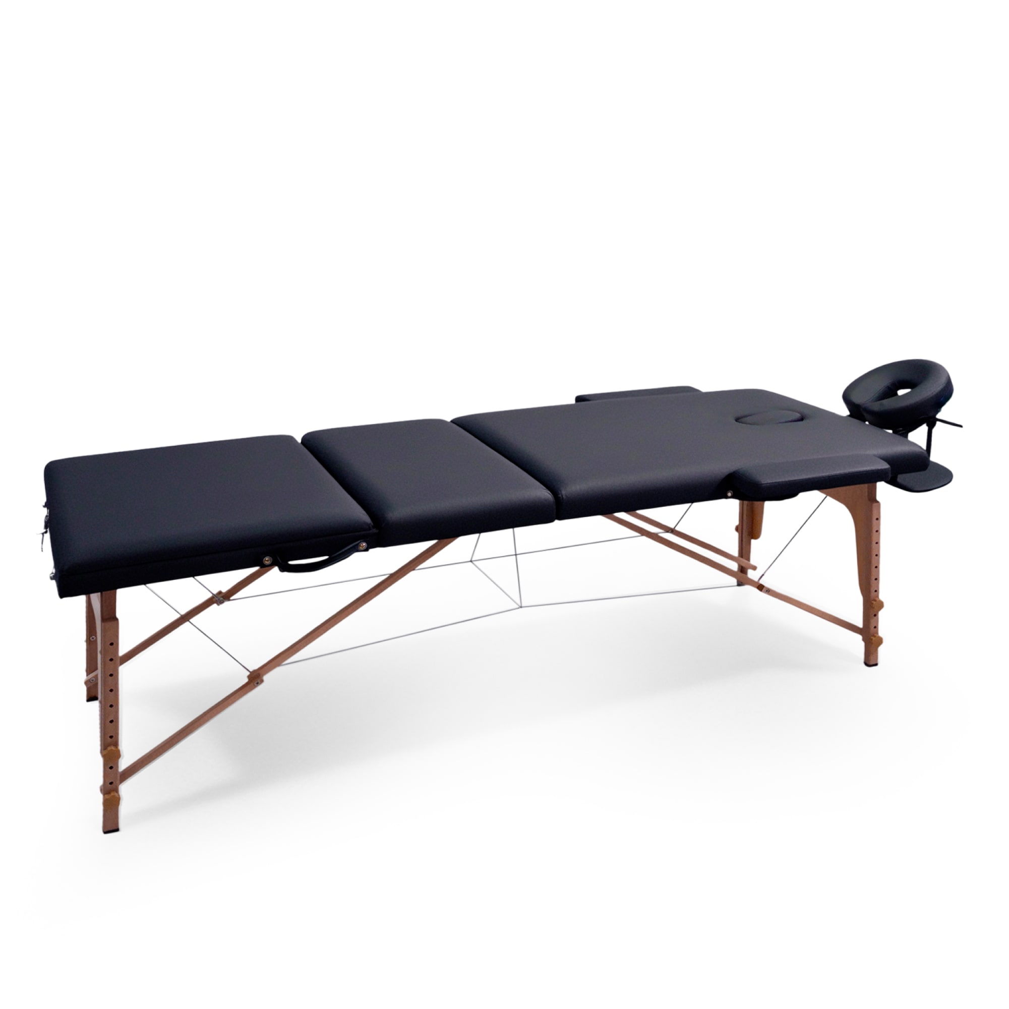 Складной массажный стол Unix  Standard 3 Section Black