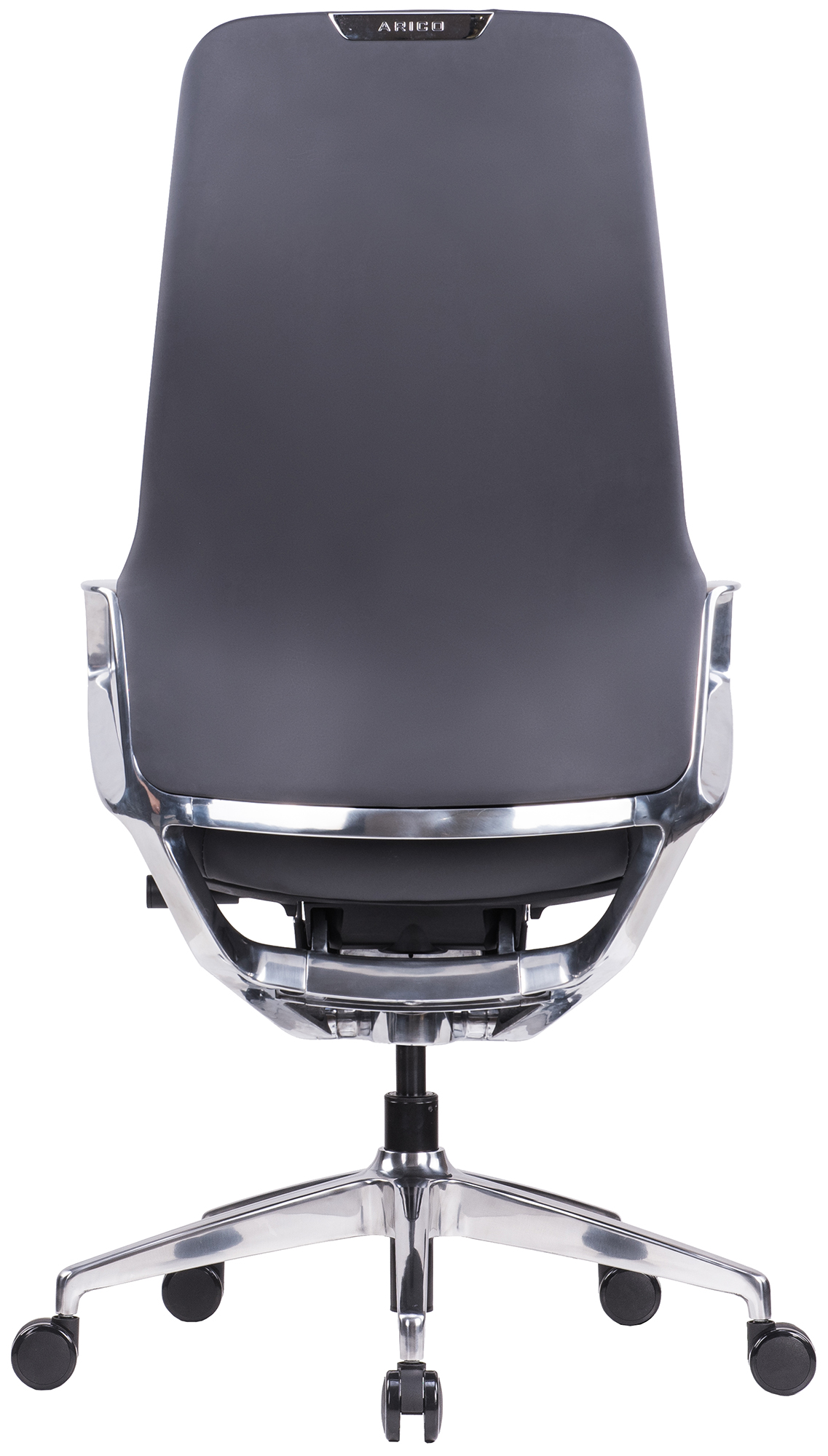 Эргономичное кресло руководителя Arico HB, чёрная кожа