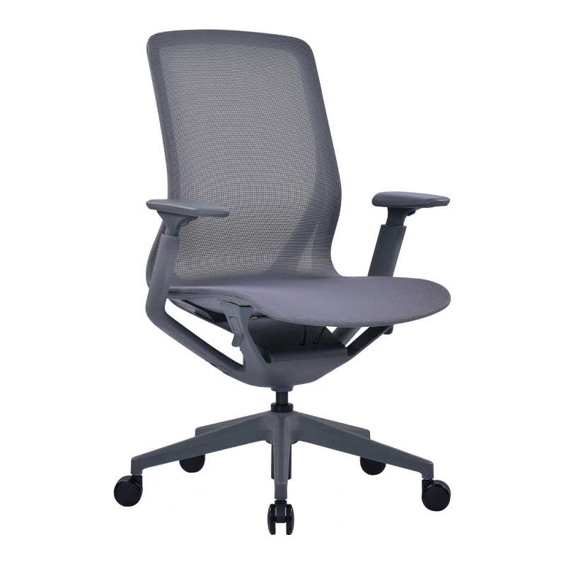 Эргономичное кресло Aria тёмно-серое