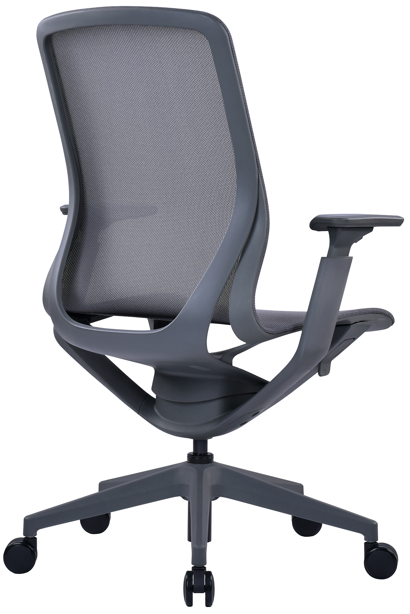 Эргономичное кресло Aria тёмно-серое