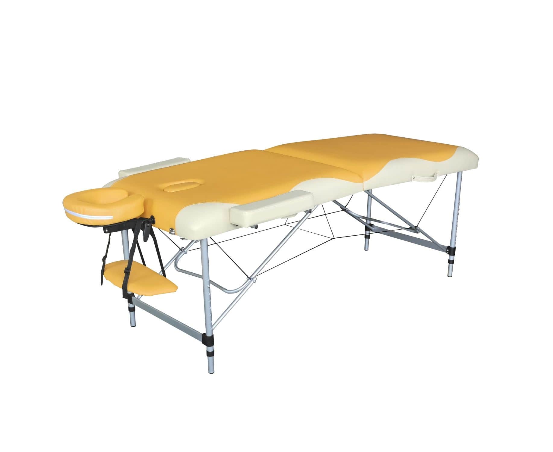 Складной массажный стол DFC Nirvana Elegant Premium, оранжевый/бежевый