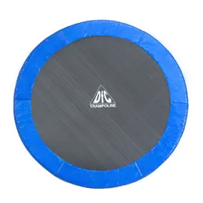 Батут DFC Trampoline Fitness 8 ft внешняя сетка, синий (244 см)