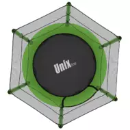 Батут UNIX line Kids, зелёный, 140 см