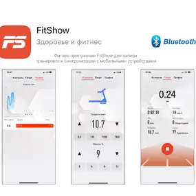 Беговая дорожка Unix Fit Hi-tech F2 PLUS Arctic Ice