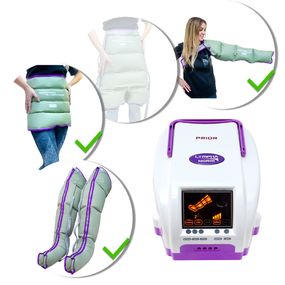 Лимфодренажный аппарат LymphaNorm Prior + 2 манжеты для ног (XL) + талия (XL / XXL) + манжета для рук