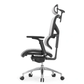 Эргономичное кресло Falto Sail Art 2 (подлокотники 6D (360), сетка, каркас чёрный, белый)