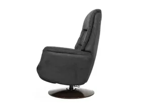 Кресло-реклайнер Falto Zero (2 мотора, zero, искусственный нубук, чёрный)