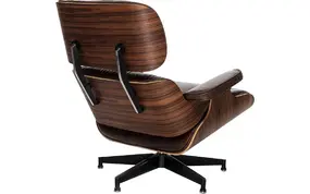 Кресло для отдыха Eames Lounge Chair & Ottoman Premium состаренная кожа